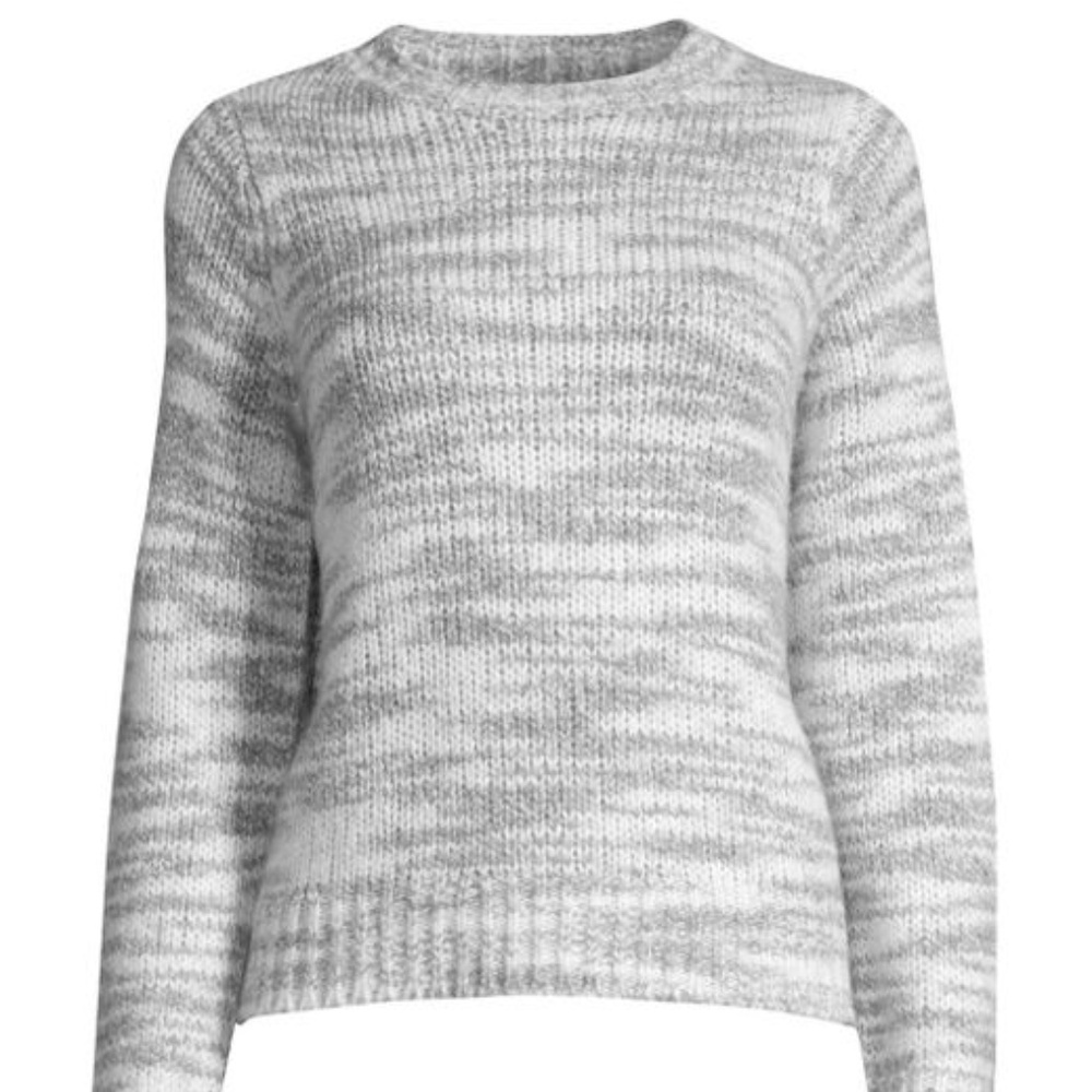 Eileen Fisher Melange Wool Sweater Size L NWT